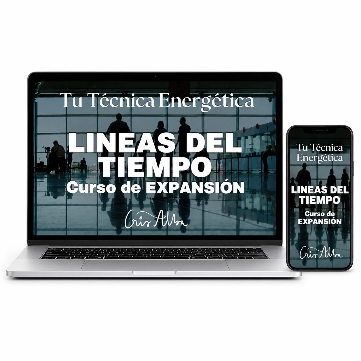 Mockup del curso Líneas del Tiempo